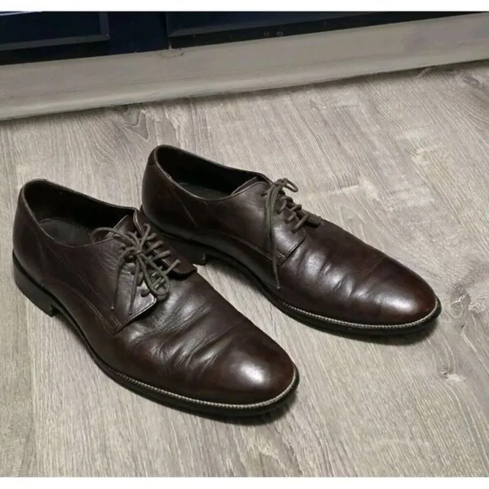 Cole‎ Haan Men's Brown Leather Oxfords Size 10.5M
